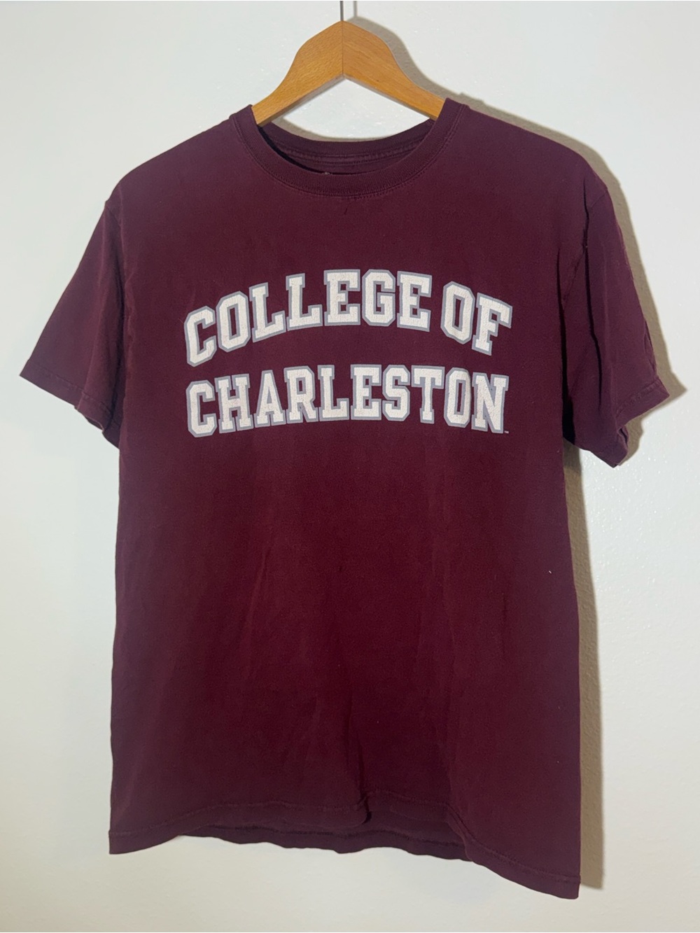 College of Charleston Men's Maroon Graphic Tee